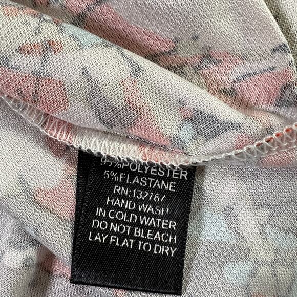 Bacci Womens Colorful Abstract Tropical Print Dress Size Large Artsy Teacher - Picture 6 of 6